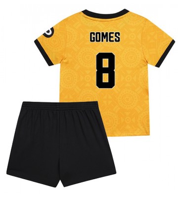 Wolves Joao Gomes #8 Hjemmebanesæt Børn 2025-26 Kort ærmer (+ korte bukser)